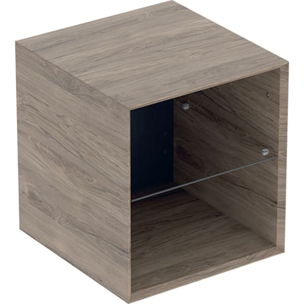 GEBERIT Boční prvek Geberit ONE Ořech hickory / Melamin struktura dřeva #505.079.00.6