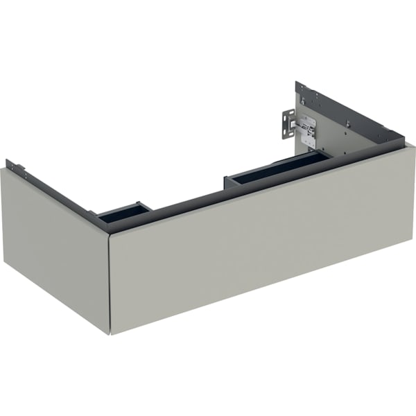 GEBERIT Skříňka pod umyvadlo Geberit ONE, s jednou zásuvkou Šedo-béžová / Lak matný #505.073.00.7