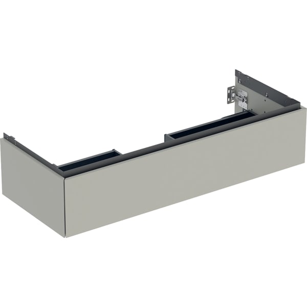 GEBERIT Skříňka pod umyvadlo Geberit ONE, s jednou zásuvkou Šedo-béžová / Lak matný #505.075.00.7