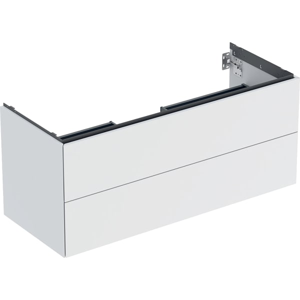 GEBERIT Skříňka pod umyvadlo Geberit ONE, se dvěma zásuvkami Bílá / Lak matný #505.265.00.2