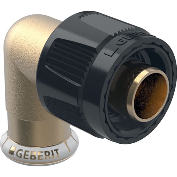 GEBERIT Přechodové koleno Geberit Mapress 90° se vsuvkou MasterFix #61120