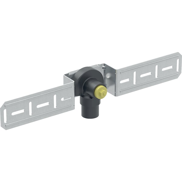 GEBERIT Nástěnka Geberit FlowFit 90° předmontovaná, jednoduchá, odsazená, izolovaná #619.631.00.1