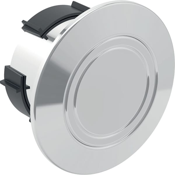 GEBERIT žaluziová rozeta KOAX G 2", s cylindrickou vložkou a držákem #610.024.21.3 - chrom / lesklý