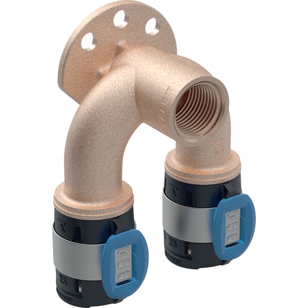 GEBERIT Průchozí nástěnka Geberit FlowFit 90° #620.852.00.1