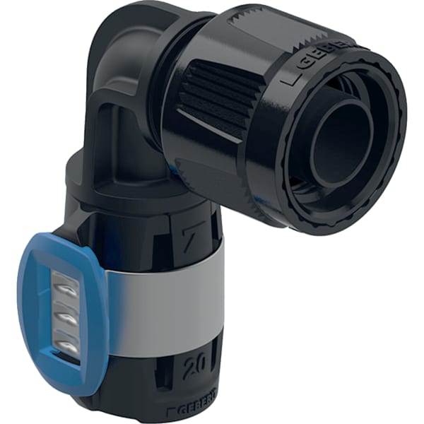 GEBERIT Přechodové koleno Geberit FlowFit 90° s vsuvkou MasterFix #620.490.00.1