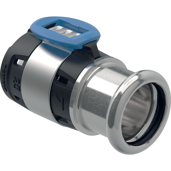GEBERIT Přechodka Geberit FlowFit na Geberit Mapress, s lisovacím nátrubkem, nerezová ocel #620.333.00.1