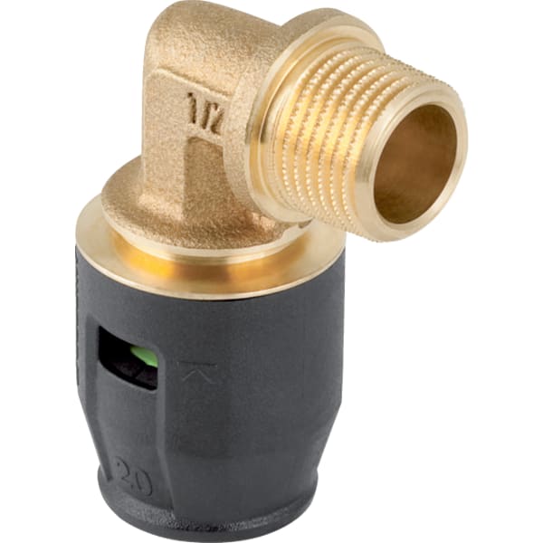 GEBERIT Přechodové koleno Geberit PushFit 90° s vnějším závitem #652.263.00.1