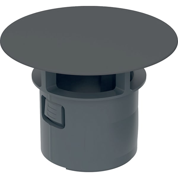 GEBERIT Kryt odtokového ventilu Geberit pro odpadní ventil s volným přívodem Černá matná #241.993.14.1