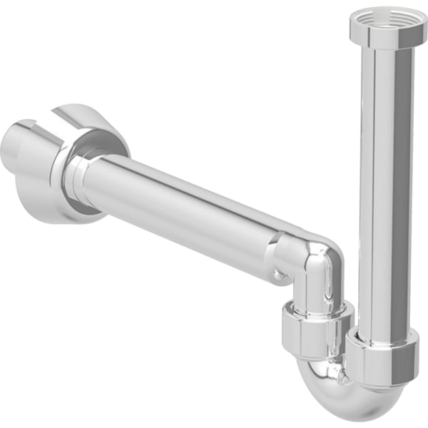 GEBERIT sifon pro umyvadlo a bidet, horizontální vývod #151.108.21.1 - chrom / lesklý