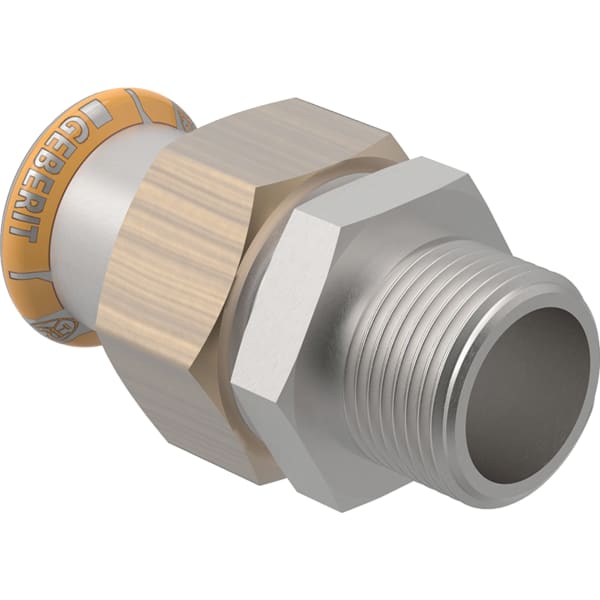 GEBERIT Přechodové šroubení Geberit Mapress Therm s vnějším závitem #45435
