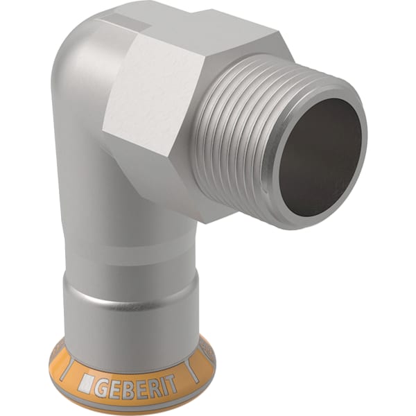 GEBERIT Přechodové koleno Geberit Mapress Therm 90° s vnějším závitem #43834
