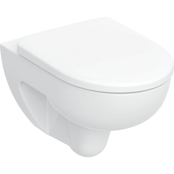 GEBERIT Renova Set závěsný klozet, Rimfree, s WC sedátkem #500.801.00.1 - bílá