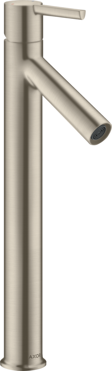 HANSGROHE Jednopáková umyvadlová baterie AXOR Starck 250 s pákovou rukojetí pro umyvadla na desku s výsuvným odpadem #10103820 - kartáčovaný nikl