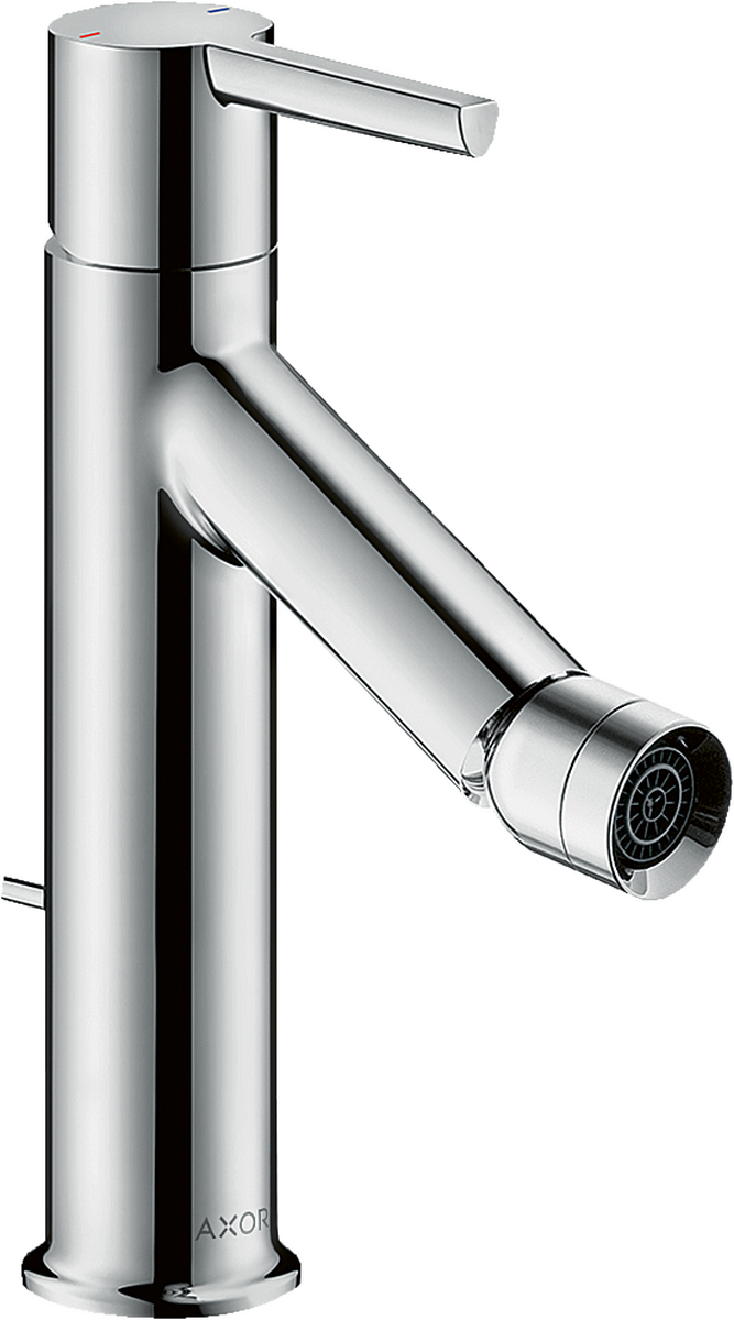 HANSGROHE AXOR Starck Páková bidetová baterie s páčkovou rukojetí, s odtokovou soupravou s táhlem #10214000 - chrom
