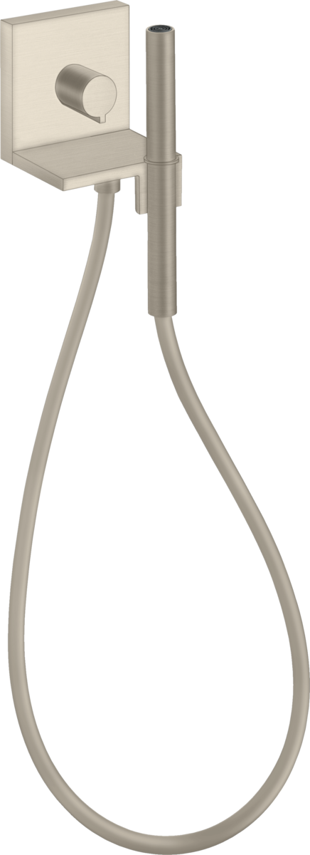 HANSGROHE Modul ruční sprchy AXOR ShowerSolutions 120/120 skrytý úhlový #10651820 - kartáčovaný nikl