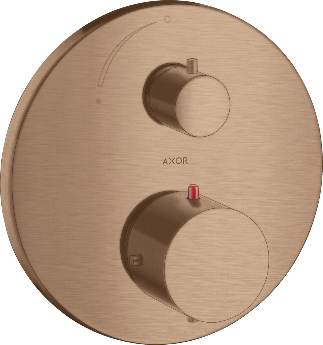 HANSGROHE Skrytý termostat AXOR Starck s uzavíracím ventilem #10700310 - Brushed Red Gold