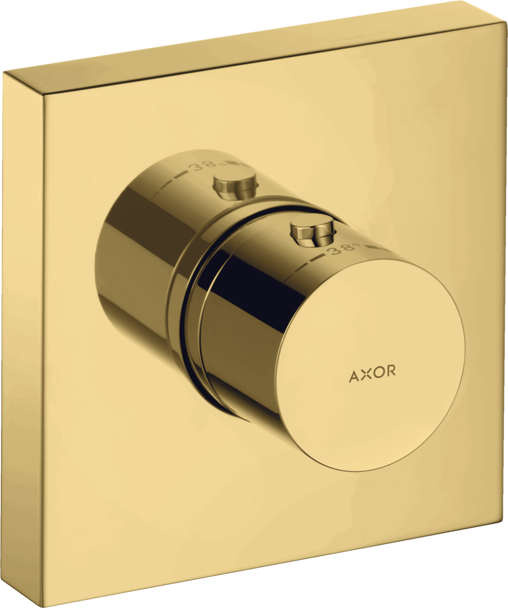 HANSGROHE Modul termostatu AXOR ShowerSolutions 120/120 skrytý, hranatý #10755990 - Polished Gold Optic