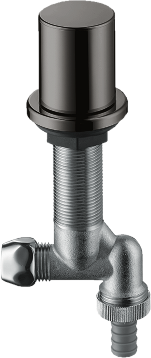 HANSGROHE Uzavírací ventil kuchyňských spotřebičů #10823330 - leštěný černý chrom