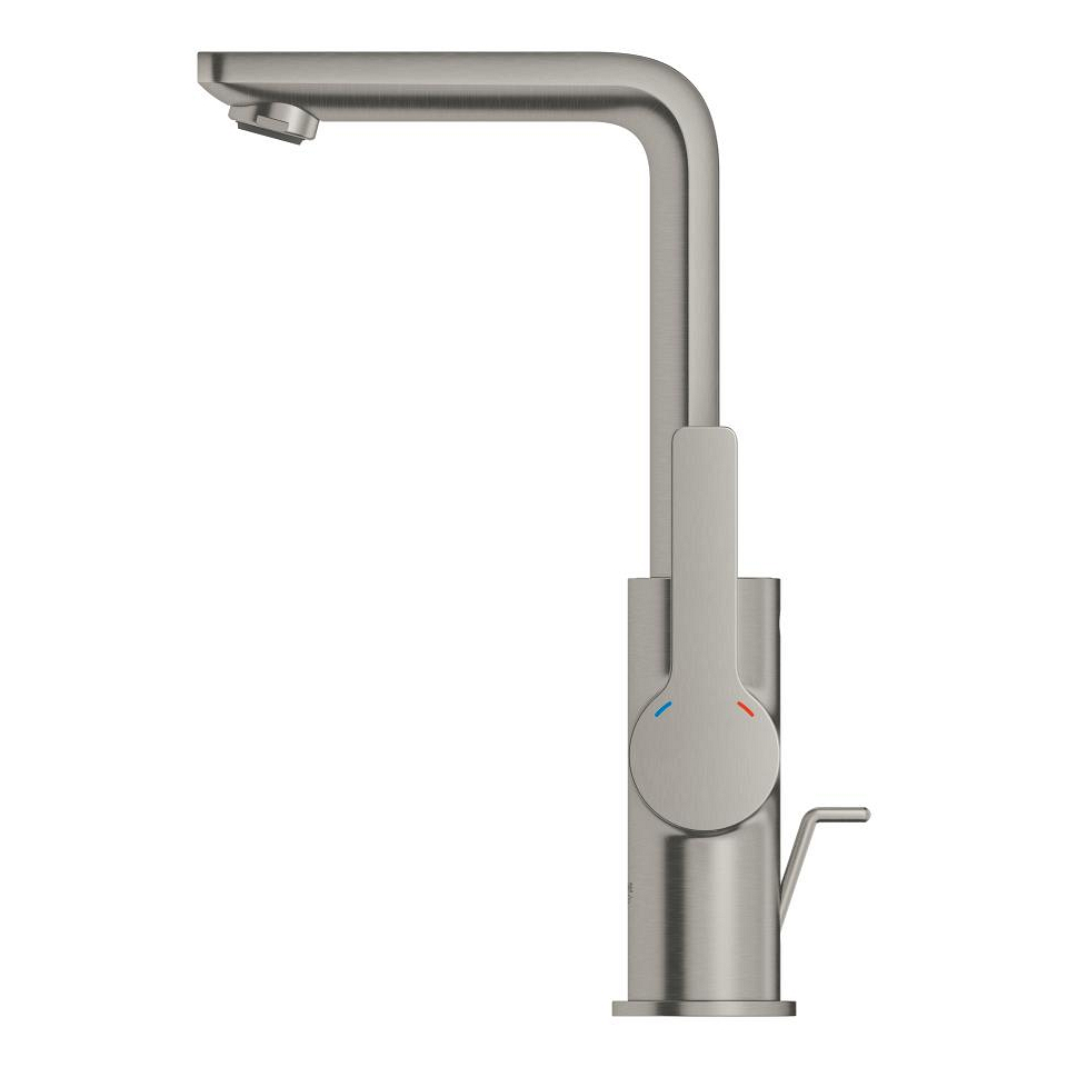 GROHE Lineare Páková umyvadlová baterie DN15, Velikost L SuperSteel #23296DC1