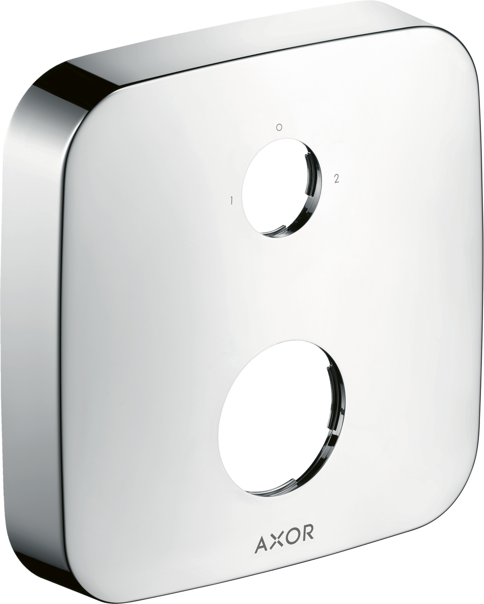 HANSGROHE Prodlužovací růžice softsquare 2 otvory 0-1-2 #14973330 - Leštěný černý chrom