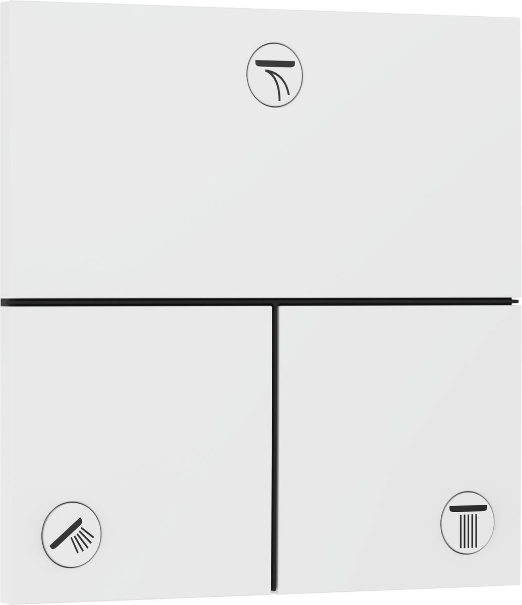 HANSGROHE ShowerSelect Comfort E Ventil pod omítku pro 3 spotřebiče #15573700 - matná bílá