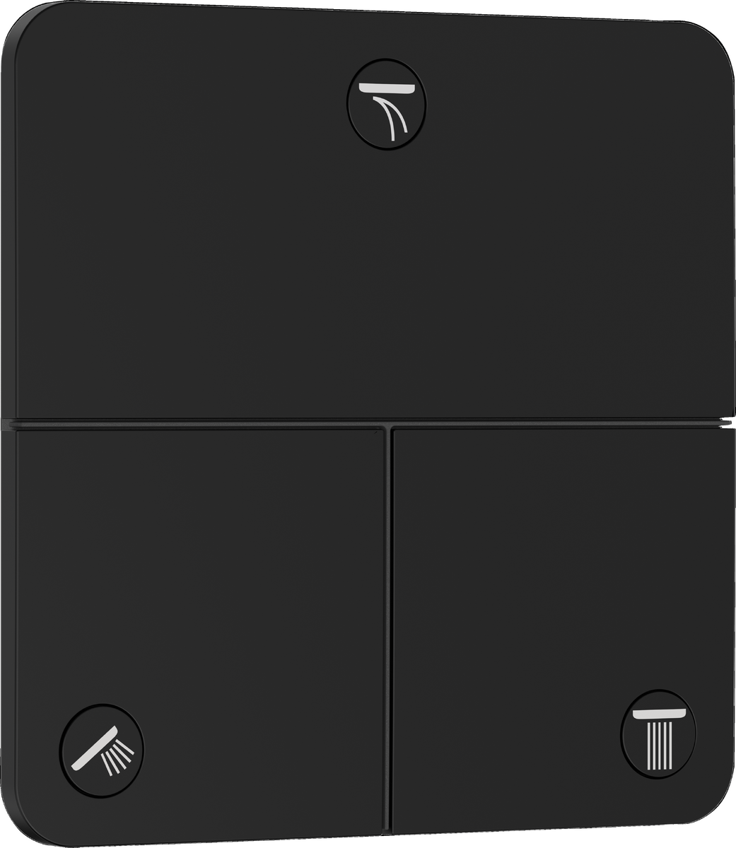HANSGROHE ShowerSelect Comfort Q Ventil pod omítku pro 3 spotřebiče #15587670 - matná černá
