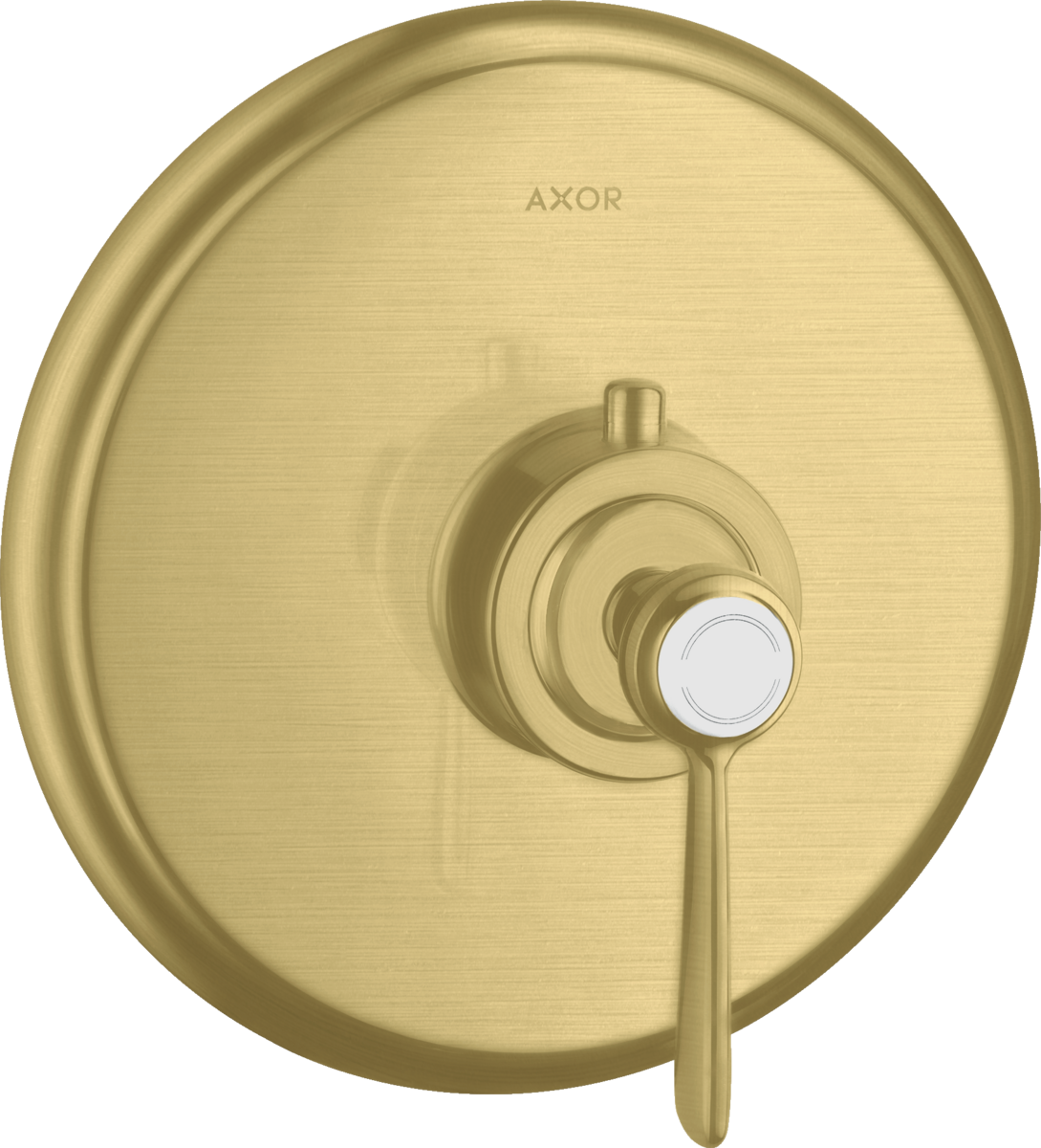HANSGROHE Termostat AXOR Montreux HighFlow skrytý s pákovou rukojetí #16824950 - kartáčovaná mosaz