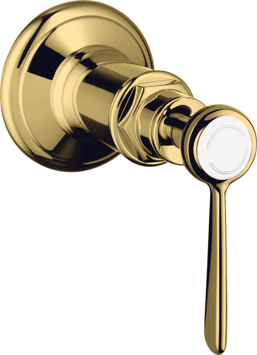 HANSGROHE Skrytý uzavírací ventil AXOR Montreux s pákovou rukojetí #16872990 - Polished Gold Optic