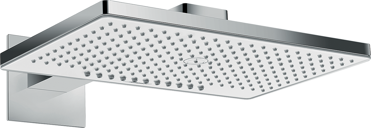 HANSGROHE Rainmaker Select horní sprcha 460 2jet EcoSmart se sprchovým ramenem #24015400 - bílá/chromová