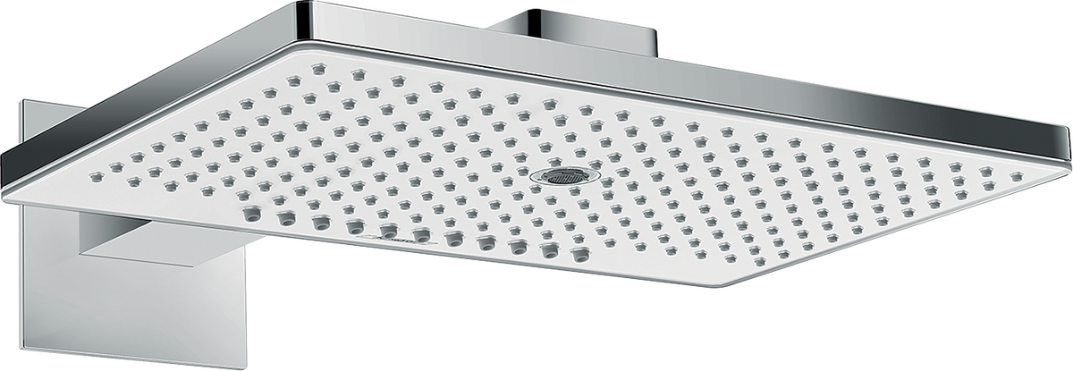 HANSGROHE Rainmaker Select horní sprcha 460 3jet EcoSmart se sprchovým ramenem #24017400 - bílá/chromová