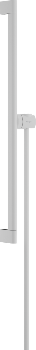 HANSGROHE Unica Sprchová tyč S Puro 65 cm se snadno posuvným držákem ruční sprchy a sprchovou hadicí Isiflex 160 cm #24402700 - matná bílá