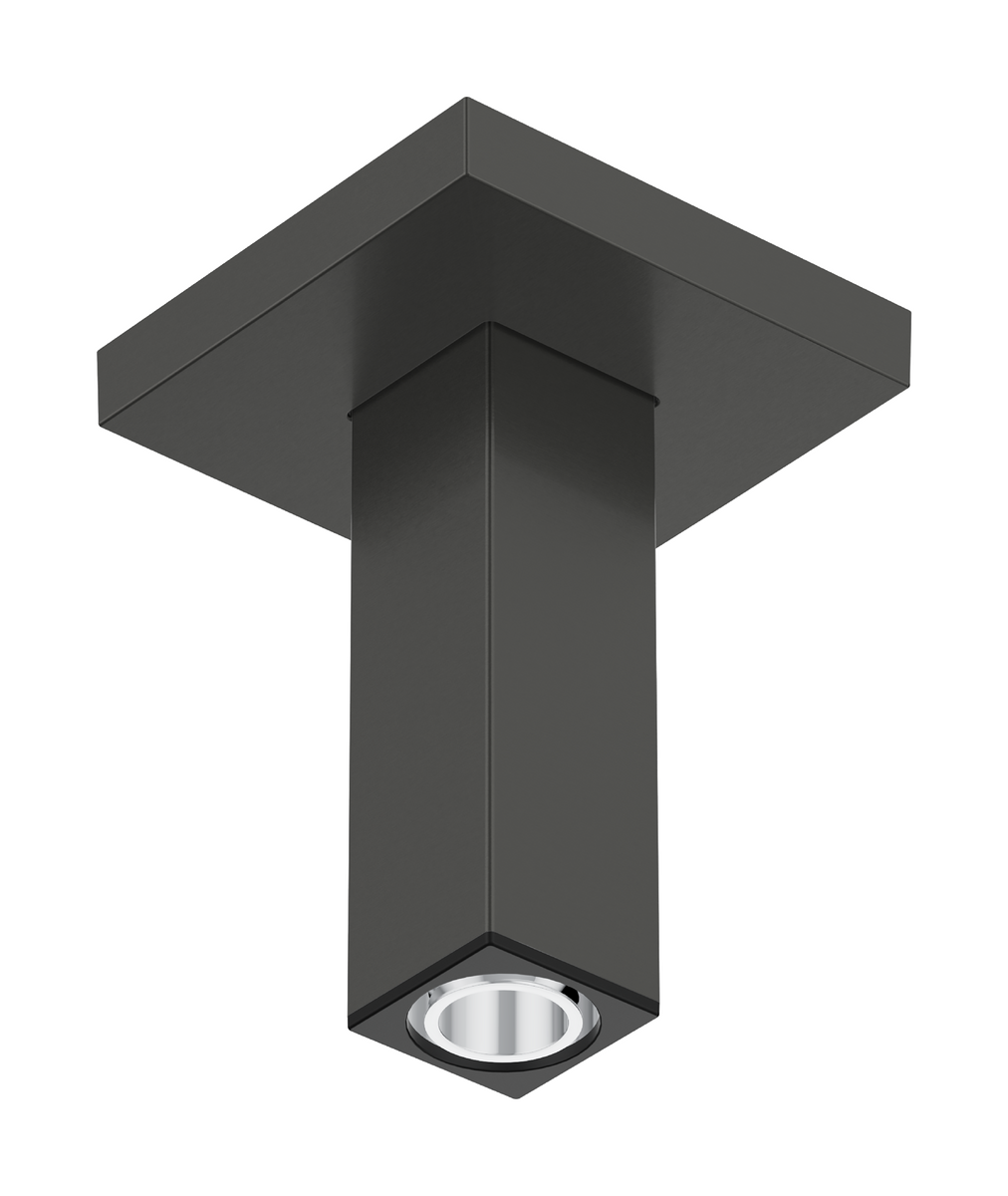 HANSGROHE Přívod od stropu E 10 cm #24338340 - kartáčovaný černý chrom