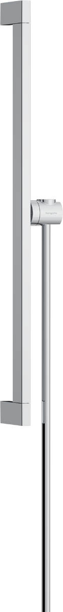 HANSGROHE Unica Sprchová tyč E Puro 65 cm se snadno posuvným držákem ruční sprchy a sprchovou hadicí Isiflex 160 cm #24404000 - chrom