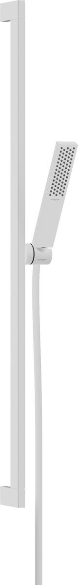 HANSGROHE Pulsify E Sprchová sada 100 1jet EcoSmart se sprchovou tyčí 90 cm #24380700 - matná bílá