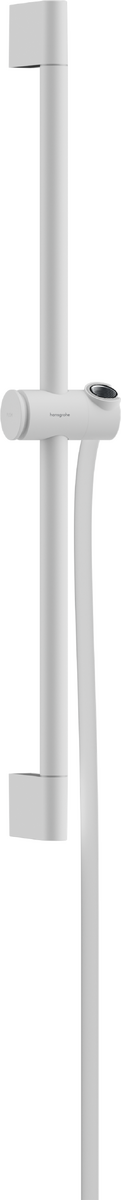 HANSGROHE Unica Sprchová tyč S 65 cm s jezdcem s tlačítkem Push a sprchovou hadicí Isiflex 160 cm #24400700 - matná bílá