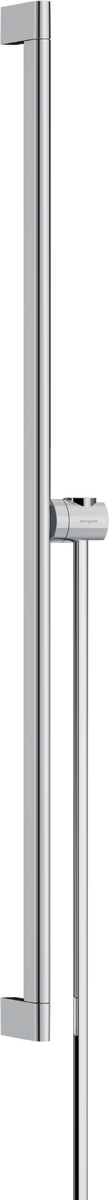 HANSGROHE Unica Sprchová tyč S Puro 90 cm se snadno posuvným držákem ruční sprchy a sprchovou hadicí Isiflex 160 cm #24405000 - chrom
