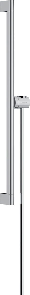 HANSGROHE Unica Sprchová tyč S Puro 65 cm se snadno posuvným držákem ruční sprchy a sprchovou hadicí Isiflex 160 cm #24402000 - chrom