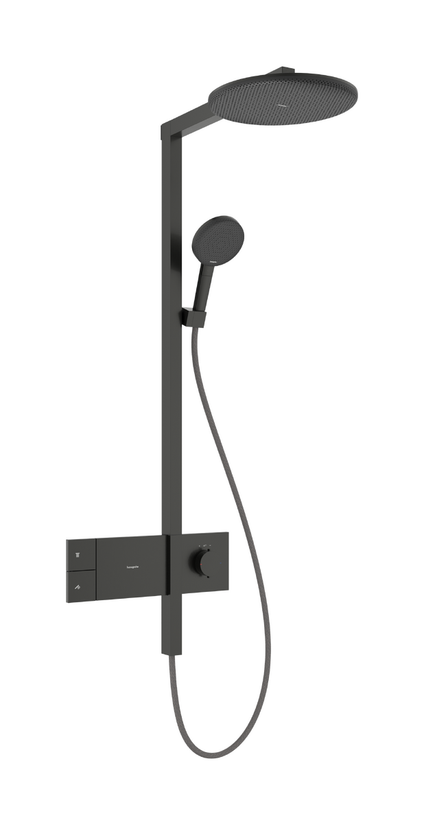 HANSGROHE Raindance Alive S Showerpipe 300 1jet EcoSmart s termostatem ShowerSelect Comfort #24583340 - kartáčovaný černý chrom