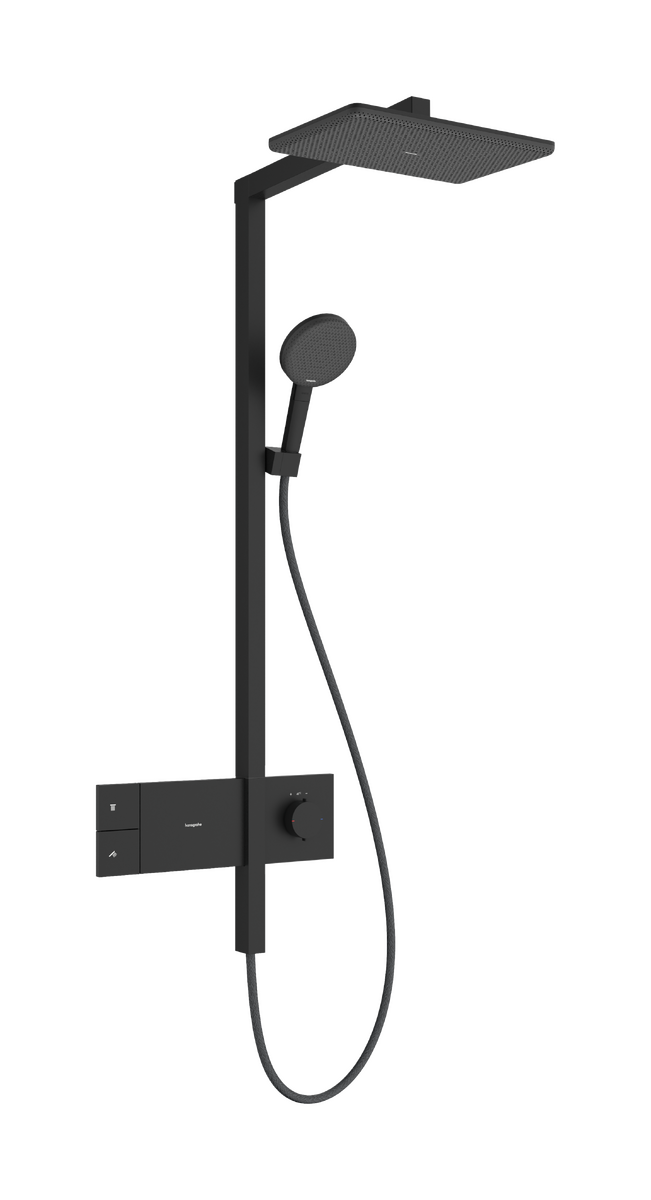 HANSGROHE Raindance Alive Q Showerpipe 210/340 1jet EcoSmart s termostatem ShowerSelect Comfort #24581670 - matná černá