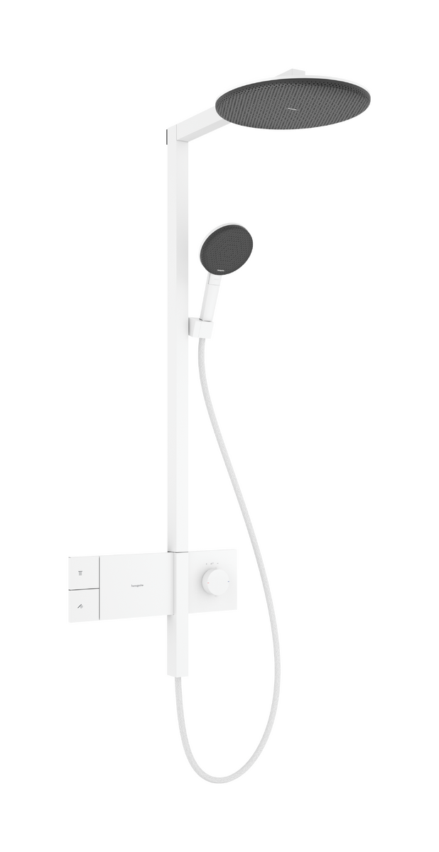 HANSGROHE Raindance Alive S Showerpipe 300 1jet EcoSmart s termostatem ShowerSelect Comfort #24583700 - matná bílá