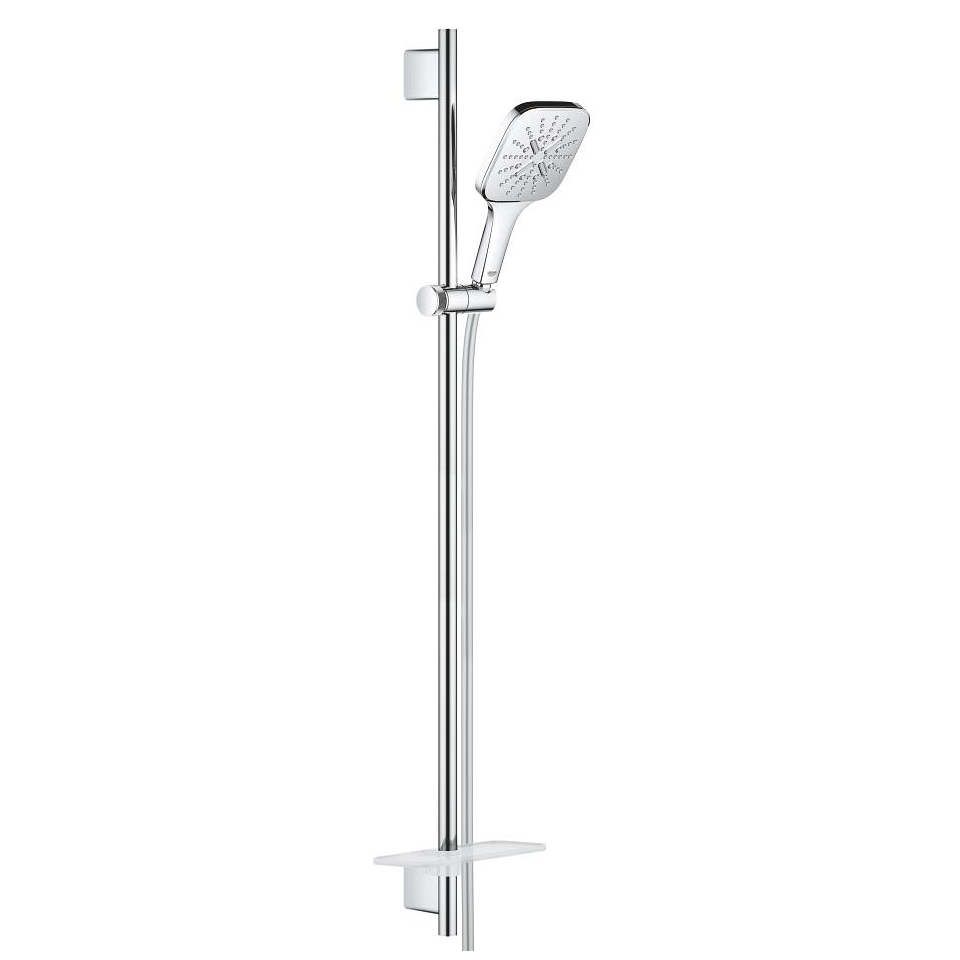 GROHE Rainshower SmartActive 130 Cube Sprchový set s tyčí, 3 proudy Chrom #26586000