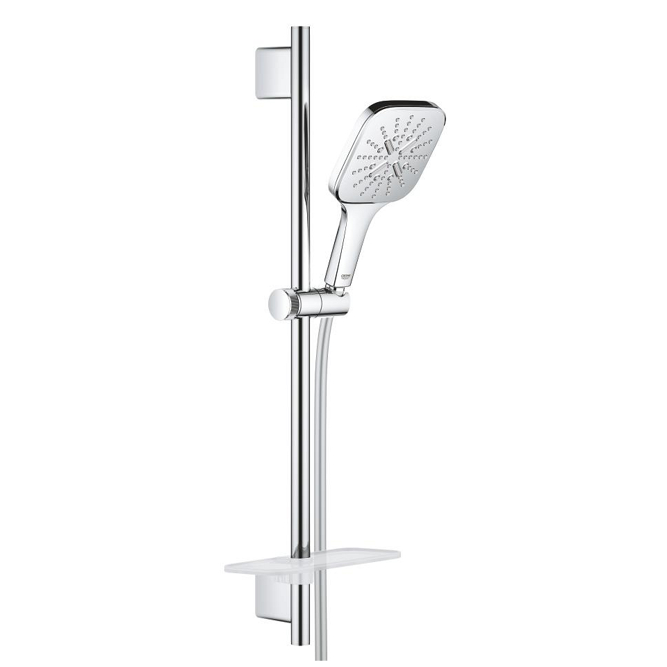 GROHE Rainshower SmartActive 130 Cube Sprchový set s tyčí, 3 proudy Chrom #26583000