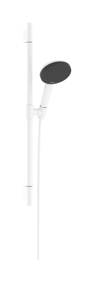 HANSGROHE Raindance Alive Select S Sprchová sada 125 3jet EcoSmart se sprchovou tyčí Unica S Puro 65 cm #24602700 - matná bílá