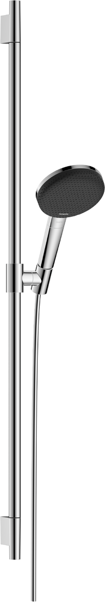HANSGROHE Raindance Alive Select S Sprchová sada 125 3jet EcoSmart se sprchovou tyčí Unica S Puro 90 cm #24603000 - chrom