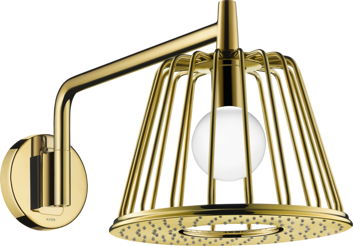 HANSGROHE AXOR LampShower/Nendo LampShower 275 1jet se sprchovým ramenem #26031990 - Polished Gold Optic