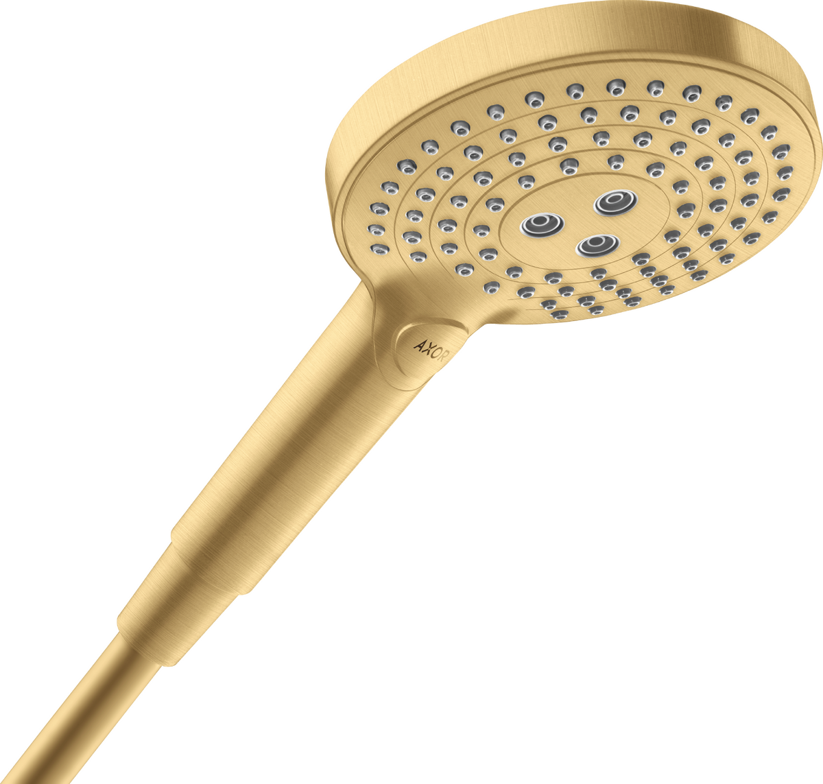 HANSGROHE Ruční sprcha AXOR ShowerSolutions 120 3jet EcoSmart #26051250 - Brushed Gold Optic