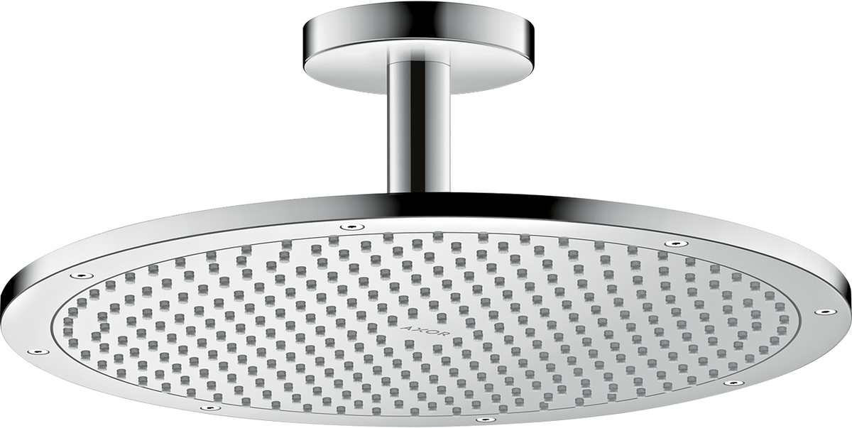 HANSGROHE AXOR ShowerSolutions Horní sprcha 350 1jet s přívodem od stropu #26035000 - chrom