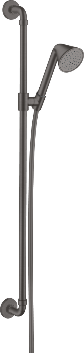 HANSGROHE AXOR Sprchy/přední sprchový set 0,90 m s ruční sprchou 85 1jet EcoSmart #26023340 - kartáčovaný černý chrom