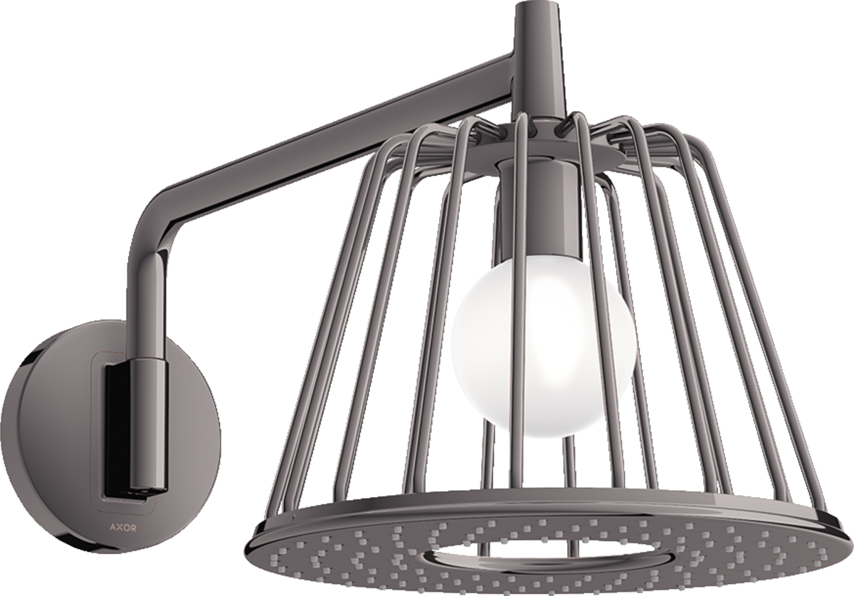 HANSGROHE AXOR LampShower/Nendo LampShower 275 1jet se sprchovým ramenem #26031330 - Leštěný černý chrom