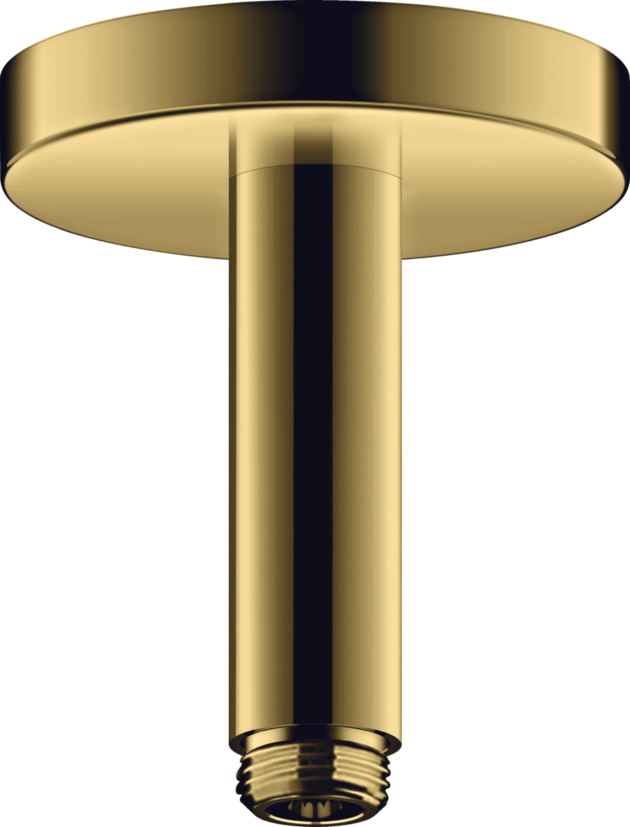 HANSGROHE AXOR ShowerSolutions Přívod od stropu 100 mm #26432990 - leštěný vzhled zlata